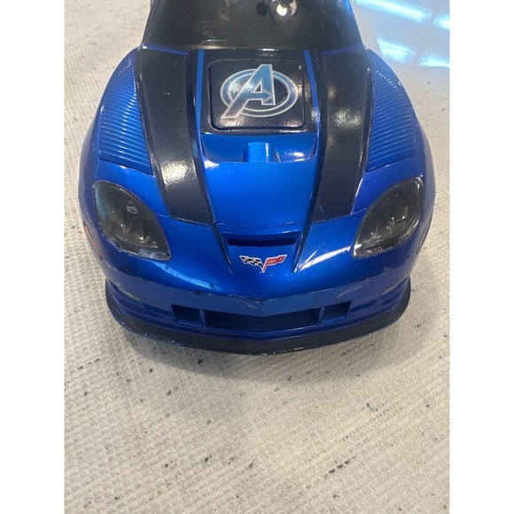 RideMakerz custom Marvel Avengers Corvette Remote Control Car no remote /key - Picture 7 of 7